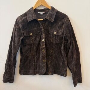 Y2K Erin London button up tweed unique size small women's